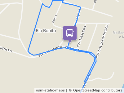 Mapa da parada