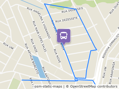 Mapa da parada