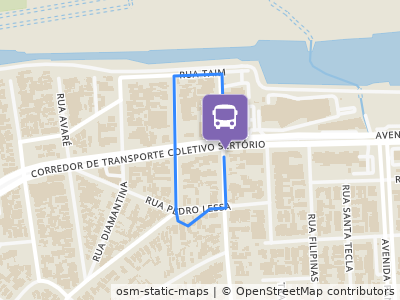 Mapa da parada
