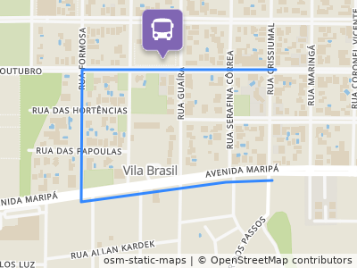Mapa da parada
