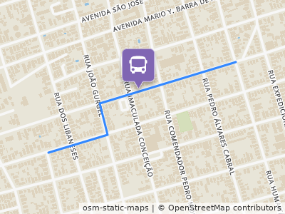 Mapa da parada