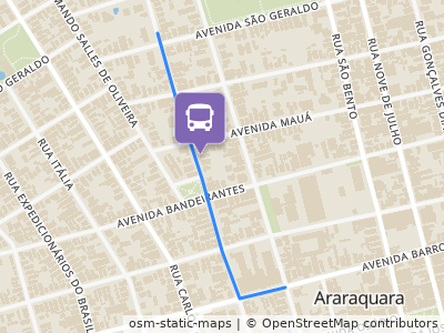 Mapa da parada