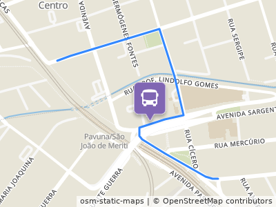 Mapa da parada