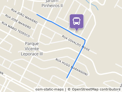 Mapa da parada