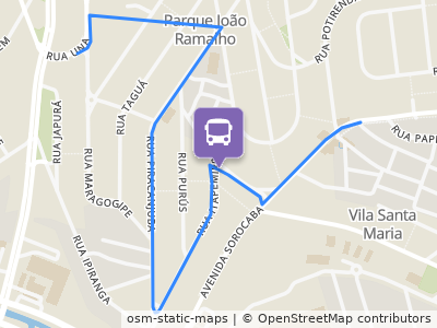 Mapa da parada