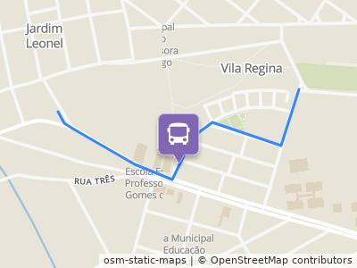 Mapa da parada
