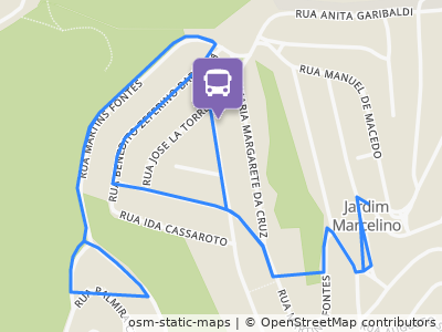 Mapa da parada