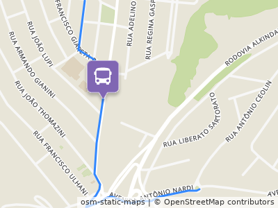 Mapa da parada