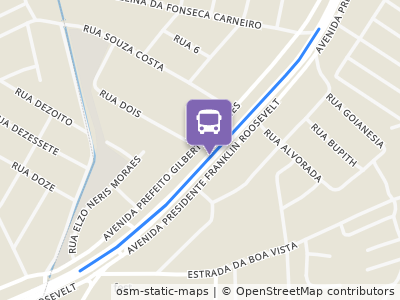 Mapa da parada