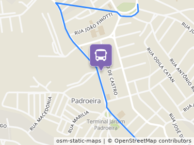 Mapa da parada
