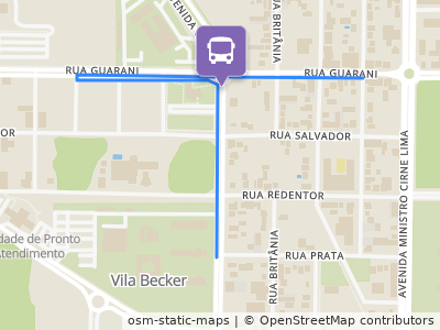 Mapa da parada