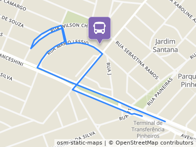 Mapa da parada