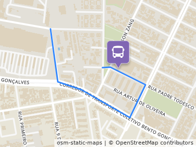 Mapa da parada