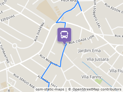Mapa da parada