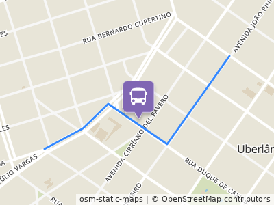 Mapa da parada