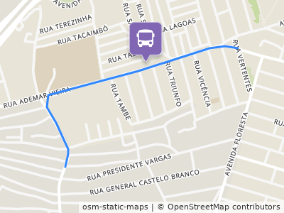 Mapa da parada