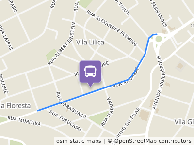 Mapa da parada