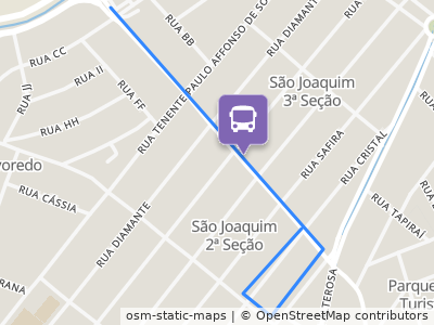 Mapa da parada