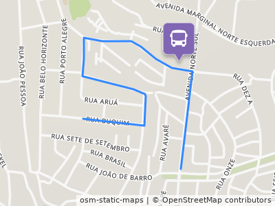 Mapa da parada