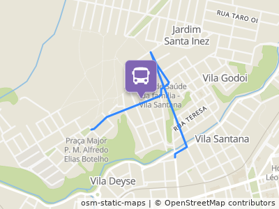 Mapa da parada
