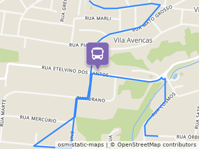 Mapa da parada