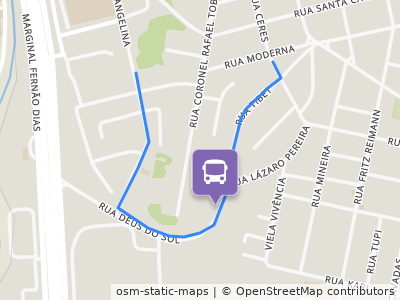Mapa da parada