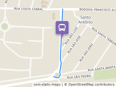 Mapa da parada