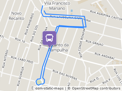 Mapa da parada