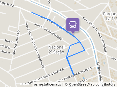 Mapa da parada