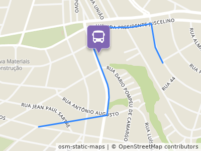 Mapa da parada
