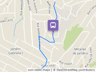 Mapa da parada