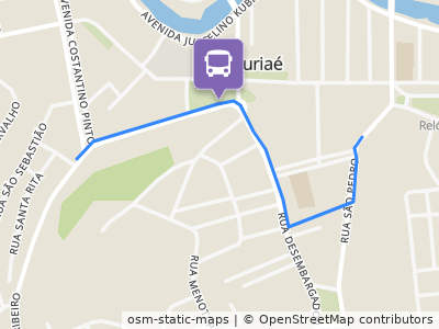 Mapa da parada