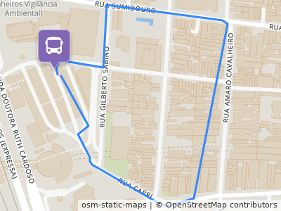 Mapa da parada