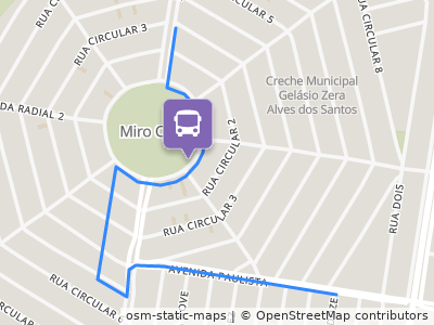 Mapa da parada