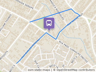 Mapa da parada