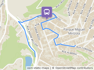 Mapa da parada