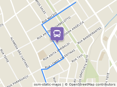 Mapa da parada