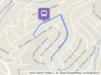 Mapa da parada