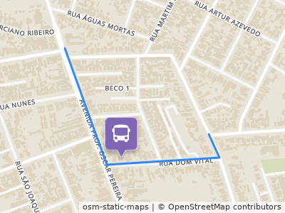 Mapa da parada