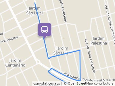 Mapa da parada