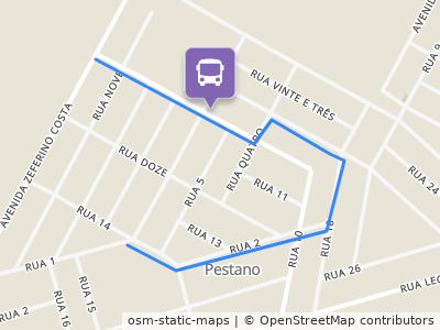 Mapa da parada
