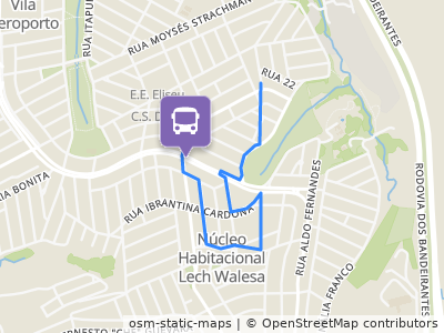 Mapa da parada
