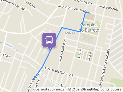 Mapa da parada