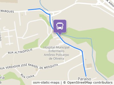 Mapa da parada