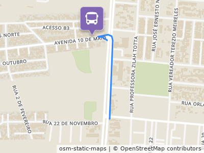 Mapa da parada