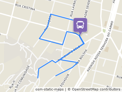 Mapa da parada