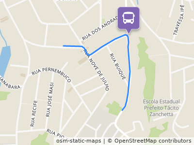 Mapa da parada