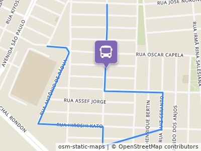 Mapa da parada