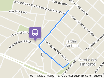 Mapa da parada