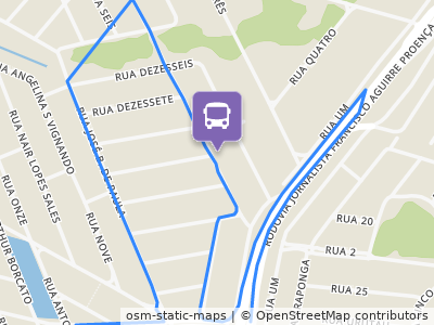 Mapa da parada